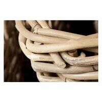 51DN Rattan Rectangular Basket with Cushion