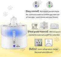 نافورة الماء النباتي ذات الطاقة المزدوجة بقيادة