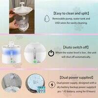 نافورة الماء النباتي ذات الطاقة المزدوجة بقيادة