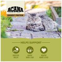Acana Grasslands Free-Run Chicken & Turkey All Life Stages Dry Cat Food F2F200122K0