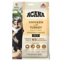 طعام القطط الجاف أكانا هومستيد هارفست بنكهة الدجاج والديك الرومي 106546-1