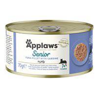 Applaws Tuna Fillet with Sardine Senior Wet Cat Food Tin