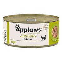 Applaws Tuna Fillet with Seaweed in Broth Wet Cat Food Tin