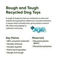 Beco Rough and Tough Narwhal Soft Dog Toy