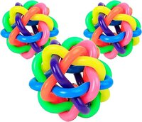 Bell Bite Rubber Ball for Cats and Dogs