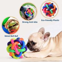 Bell Bite Rubber Ball for Cats and Dogs