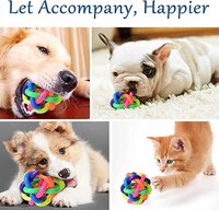 Bell Bite Rubber Ball for Cats and Dogs