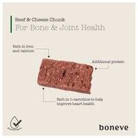 Boneve Air-Dried Free-Range Grass-Fed Beef&Cheese Chunks Dog Treat - 150G 106761-1