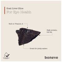 Boneve Air-Dried Free-Range Grass-Fed Goat Liver Slice Dog Treat - 120G 106762-1