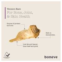Boneve Air-Dried Free-Range Grass-Fed Venison Ear Dog Treat - 70G 106764-1