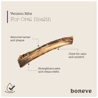 Boneve Air-Dried Free-Range Grass-Fed Venison Ribs Dog Treat - 200G 106767-1