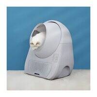 صندوق فضلات القطط كاتلينك سكوب يونج برو إكس إيه آي ذاتي التنظيف مع مزيل للروائح، سعة 13 لترًا، 63×62×74 سم - رمادي