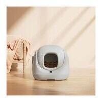 صندوق فضلات القطط كاتلينك إس إي لايت بتقنية الذكاء الاصطناعي، مع خاصية التنظيف الذاتي وإزالة الروائح، مقاس 64×56×60 سم - رمادي