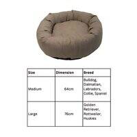 Danish Design Allsorts Aberdeen Grey Donut Bed for Dogs