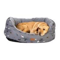 Danish Design FatFace Marching Dogs Deluxe Slumber Bed for Dogs