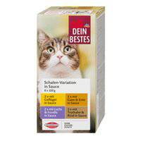 Dein Bestes Schalen-Variation in Sauce 8x100 g