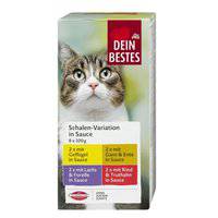 Dein Bestes Schalen-Variation in Sauce 8x100g