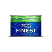 Fish4Dogs Finest Mackerel Complete Adult Wet Dog Food 185g 300760