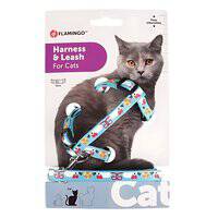 Flamingo Arwen Mouse Print Cat Harness And Leash