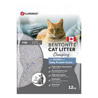 Flamingo Bentonite Zeolite And Baby Powder Scent Clumping Cat Litter