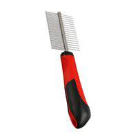Flamingo Double Sided Twin Dog Grooming Comb