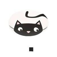 Flamingo Guus Ceramic Mosaic Cat Bowl