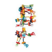 Flamingo Hanger with Beads Bird Toy