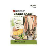 Flamingo Veggie Snack Toothbrush Mix Adult Dog Treats
