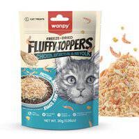 Wanpy Freeze Dried Fluffy Toppers Chicken, Antarctic Krill and Egg Yolk for Cat- 30g