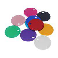 GoScribe Pet Tag Anodized Round Tags
