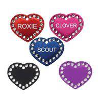 GoScribe Pet Tag Swarovski Heart Tags