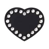 GoScribe Pet Tag Swarovski Heart Tags