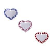 GoScribe Pet Tag Swarovski Silver Heart Tags for Pets