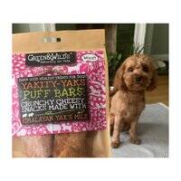 Green And Wilds Yakity Yak Puff Bars Dog Treats 75G