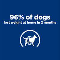 هيلز وصفة النظام الغذائي لإدارة الوزن الأيضي الخضار وحساء الدجاج الرطب الكلب الغذاء