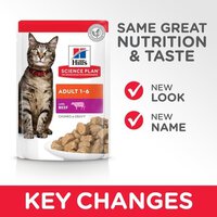 Hill's Science Plan Adult Wet Cat Food Beef  Pouches