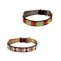 Huntlea Beaded Bow Dog Collar