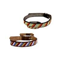 Huntlea Beaded Stripe Dog Collar
