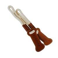 Huntlea Dog Tug Toy with Leather Bone Centre - LARGE