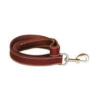 Huntlea Leopard Leather Dog Lead