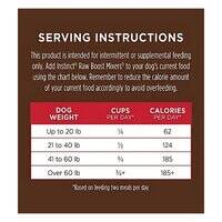 Instinct Raw Boost Mixers Beef Freeze Dried Dog Food Topper