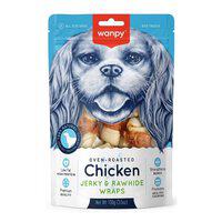 Chicken Jerky & 4' Rawhide Wraps