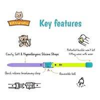 Kittyrama Mauve Cat Collar