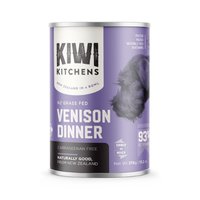 Kiwi Kitchens Grass Fed Venison Dinner Canned Wet Dog Food 67500