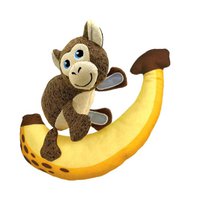 Kong Pull-A-Partz Pals Monkey Squeaker Dog Toy PPA21