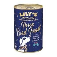 Lily's Kitchen Christmas Three Bird Feast Wet Dog Food - 400G