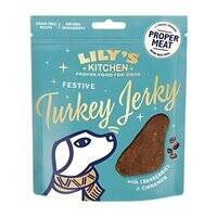 Lily's Kitchen Festive Christmas Turkey Jerky Dog Treats 70G