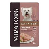 Miratorg EXTRA MEAT with Chicken in Sauce for Small Breed Dog Wet Food