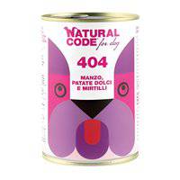 Natural Code Beef Sweet Potatoes And Blueberries Pate Wet Dog Food - 400G