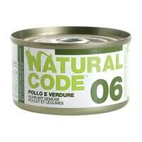 طعام القطط الرطب من ناتشورال كود، دجاج وخضراوات، ماء مطبوخ - 85 جرام